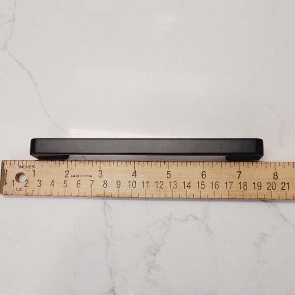 Cabinet Pulls Square Bmlack Handle YUFER 10 pack Drawer Pull Modern 6-1/3" Hole - Picture 3 of 11